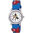 FRIEDRICH Anologue White Dial Spiderman Watch for Boys,Girls & Kids (Red) (Red)