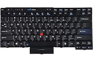 KBRPARTS Ersatz-Tastatur für Lenovo ThinkPad T400S T410 T420 T510 T520 W520 X220 X220I X220S X220T Serie Laptop mit Pointer US Layout
