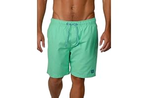 riverso Short de Bain RIVDavid pour Homme - Short de Sport d'été avec Cordon de Serrage - 100% Polyester - Noir Bleu Rouge Vert - S M L XL XXL 3XL 4XL 5XL