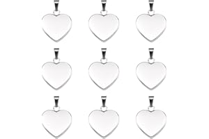 PH PANDAHALL PandaHall - Sello de acero inoxidable en blanco