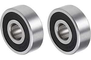 QUARKZMAN 8x24x8mm Cuscinetti a Sfere a Gola Profonda 628-2RS, 2pz Sfere Cuscinetti Acciaio Carbonio per Macchine e Utensili [Doppio Sigillato]