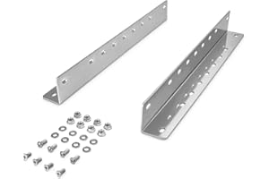 SOTECH Junker 1 Coppia di Angolari di Montaggio KW1-100-H53-L446 Lunghezza 446 mm per Montaggio sul Fondo e su Piattaforma delle Guide a Estrazione Totale KV1-80-H53 e KV1-100-H53