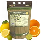 CULTIVERS Organic Citrus Fertilizer NPK 5 kg Iron Magnesium Calcium Sulfur 50% Organic Matter 34% Humic Acids | Organic Ferti