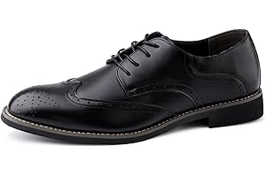 ARO LORA Brogue męskie buty garniturowe, sznurowane, Oxford, na wesele, biznesowe, skórzane buty