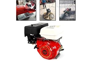 SANBOUSI 15 CV Moteur à Essence 4 Temps Thermique Moteur sur pied 420 CC Cylindrée, Refroidissement Air, Kart Moteur Industriel Moteur