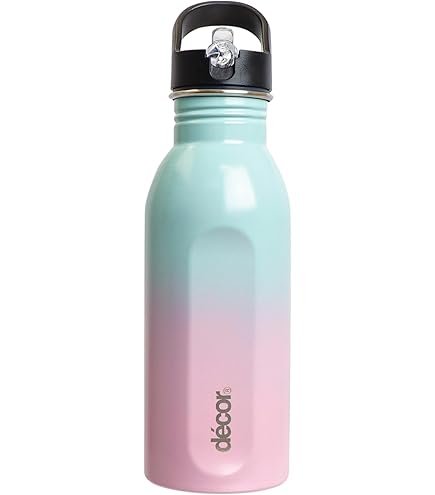 Décor Snap N Seal 600ml Stainless Steel Water Bottle With - View #5