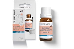 PRANAROM - Aromaderm - Solución Uñas - Trata Localmente la Uña - con Aceites Esenciales Puros y Naturales - la Uña se Regenera de Forma Natural y Recupera un Aspecto Sano - 10ml