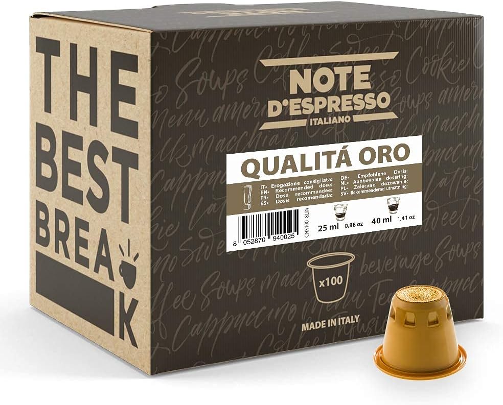 Bilan des Avis Consommateurs Vérifiés sur Note D Espresso Caffè Qualità Oro Capsule Com