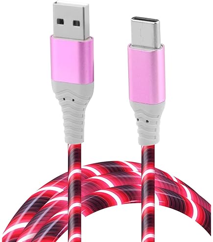 bwoo Cavo Spring USB Carica Rapida Trasferimento Dati 2.4A Metallo Micro Usb Lightning USB C (LIGHTNING