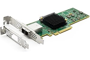 10GTEK Broadcom's 12G SAS 3008 HBA Card, Compatible with SAS 9300-8E