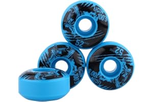 Yosoo Health Gear Lot de 4 roues de skateboard en PU SHR 100A 52 mm x 30 mm pour skateboard de base