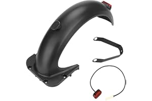 HYGJ TMOM - Kit parafango posteriore e supporto parafango per monopattino elettrico Ninebot Segway-Ninebot Max G30, accessorio di ricambio per scooter con viti
