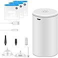 Ubitree Handheld Vacuum Sealer Food Saver, Multifunctional 2 in 1 Electric Vacuum Sealer Compression & Inflatable Air Pump, Rechargeable Mini Food Vacuum Sealer with 3Pcs Reusable Sous Vide Bags