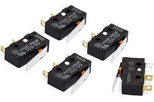 ARCELI przełącznik krańcowy SS-5GL 5A mikro podminiatury przełącznik działania do drukarki 3D (opakowanie 5 sztuk) AE1053