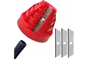 SmartProduct Kunststoffrohr-Fasenwerkzeug - Rohr-Entgratungswerkzeug für 20, 25, 32, 40, 50 und 63mm Kunststoffrohre - Hochleistungs-Rohrfräser - PE-Rohranspitzer und 3 Ersatzklinge