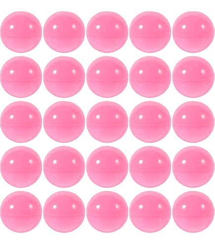 100pcs Hollow Openable Bingo Balls – No Numbers, Colorful Raffle Game Props