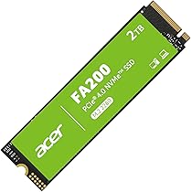 acer FA200 M.2 2280 SSD 2TB: PCIe 4.0 NVMe Gen4x4 with HMB & SLC