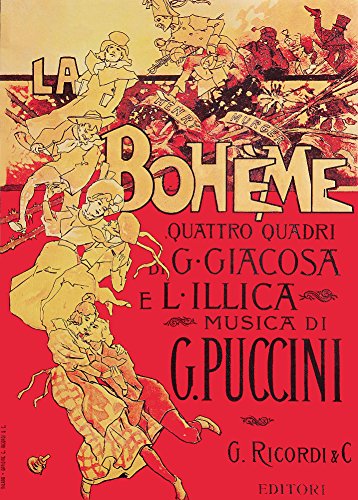 World of Art Vintage Opera e Musica Classica la Boheme by Puccini, Milano, Italia, 250 g/m² in Arte Lucida A3 Reproduction Poster