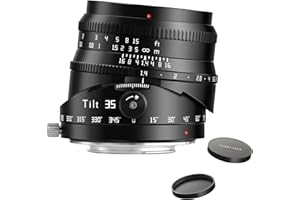 TTArtisan Tilt 35mm F1.4 Tilt Shift Objektiv APS-C MF für Kameras mit M43-Mount ΕΡΜ1 E-P1 E-M1 E-M10IV OM-3 G1 G85 GF1 GX1 GM1 GH2 GH3 GH6 usw.