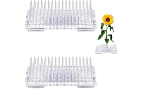 QIUMING lumenigel Blumenarrangement Kunststoff Blumen Igel Blumenfrösche Ikebana Kenzan Blumenfrosch Kenzan Blumendekoration Transparent Blumenarrangement Werkzeuge für Pflanzenfixierung Pflanzendekoration