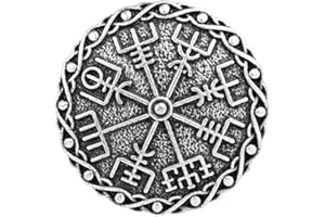 Generic Sharplace Broche Épingle à Capuchon Boucle Médiévale Amulette Nordique Viking Bijoux Style Collection Viking