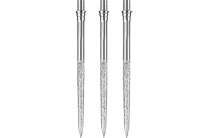 Caliburn Evo Dart Points | Roughed Smooth Grip | No Lip Design | Precision Steel Tip Dart Points | Multiple Colours