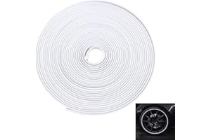 Auto Rad schutzring, FaJoek 8m/rolle Auto Felgenschutz Streifen, Felgenstyling Rim Protector, Felgenschutzschutz Ringe, Selbstklebende Protektor-Band, Auto Dekoration（Weiß）