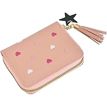 Petit Portefeuille Simple à Fermeture éclair Pour Femmes, Mini Porte-monnaie En Cuir PU, Porte-cartes