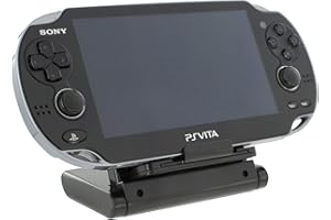 Foldable stand for Sony PS Vita 1000 & 2000 Slim - multi angle travel cradle - black | ZedLabz