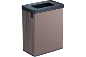 Curver Verto - Poubelle de recyclage, double compartiment, couvercle de recyclage, tri facile, design élégant, rose nacré 54L