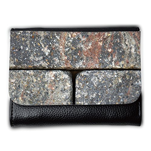 Preisvergleich Produktbild Portemonnaie Geldbörse Brieftasche / / M00156518 Steine Pflastersteine Muster / / Medium Size Wallet