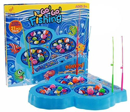 Preisvergleich Produktbild Fischfang Spiel Fische Angelspiel Angeln Familienspiel Kinderspiel