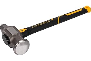 Roughneck Gorilla ROU65804 Fibreglass Mini Sledge Hammer 4 Lb/1.8 kg with Compression Fit Handle