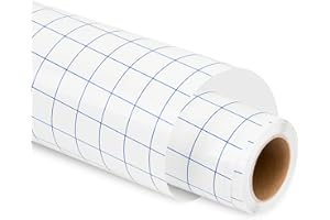 Lya Vinyl Pellicola di Trasferimento per Vinile Adesivo, 12" x 15 Piedi (30,5 x 457,5 cm), Blu per Cricut, Silhouette Cameo, Decorativo