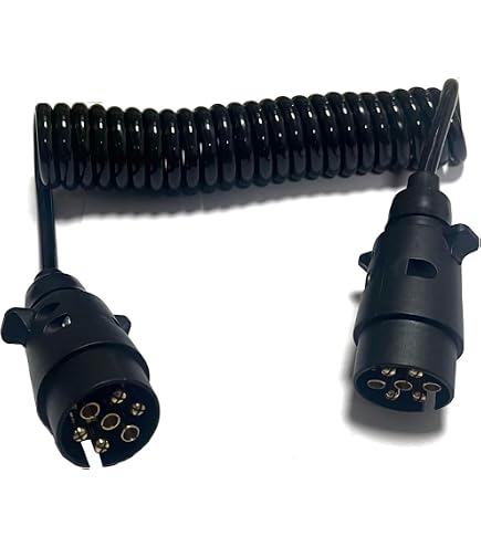 Câble De Rallonge 7 Broches Pour Remorque - Longueur 2,5 M - Adaptateur Pour Voiture, Camping-car, Caravane