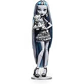 Monster High Reel Drama Bebek, Frankie Stein Siyah Beyaz, Bebek Boyutu ve Yaşam Boyu Posterlerle Koleksiyonluk Reprod&uuml;ksiyon,