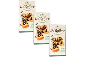 3 X De Ruijter Chocolate Flakes Milk/ White - 300g