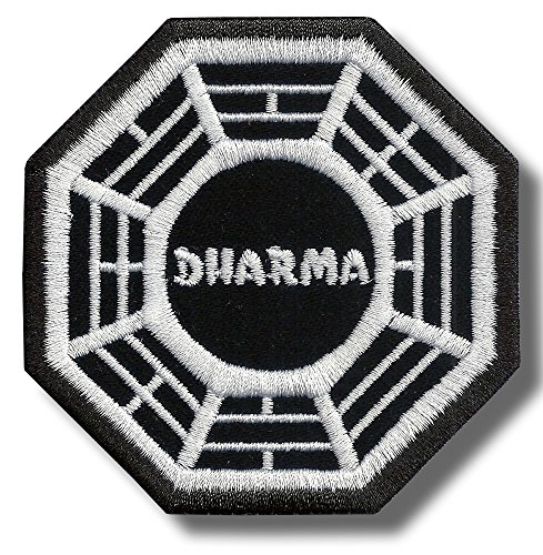 Dharma - embroidered patch 8 x 8 cm