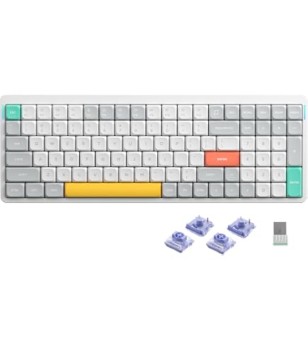 ZENAIM Keyboard TKL, Wired US Layout, Low Profile, Rapid Trigger