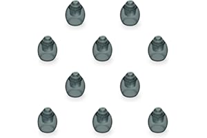 DLUSHE Pack de 10 cúpulas Vented Dome para audífonos con auriculares de Phonak, Unitron y Hansaton. Tulipas talla S de 7.5mm de diámetro.