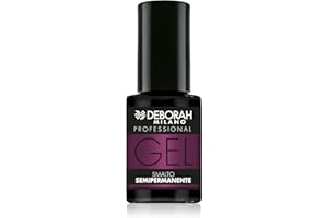Deborah Milano Professional - Smalto Gel Semipermanente N.17 Rosso Amarena, Effetto Plumping a Lunga Durata, Dona Unghie Intense e Brillanti, 4.5 ml