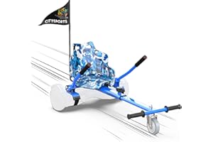 MARKBOARD Hoverkart Sitzscooter Gokart, Hovergokart for Hoverboards, Sitz für Hoverboards, Kompatibel mit 6,5zoll 8,5zoll und 10 Zoll