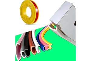 FSHANYUE Bandes de protection en forme de U en TPE pour meubles, armoire, table, plan de travail, découpes en bois, 3 m x 20 mm, jaune