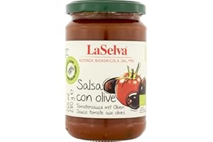LASELVA La Selva Bio Tomatensauce mit Oliven (6 x 280 gr)