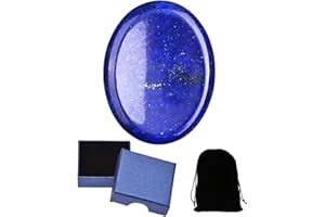 UYRVAPE Pietra del Pollice, Naturali di Cristallo Pietra, Lapislazzuli Pietre Decorative Artigianato dei Chakra, Cristalli di Quarzo per Scopi Decorativi e la Meditazione, rilassamento, bilanciamento