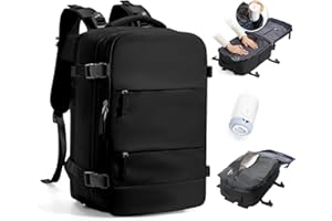 BJLFS Plecak podróżny Ryanair 40x30x20,duży plecak podróżny dla kobiet, torba kabinowa Easyjet 45x36x20 bagaż kabinowy na co dzień, wodoodporny plecak sportowy na świeżym powietrzu