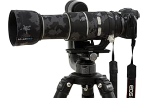 Rolanpro ROLANPRO Waterproof Lens Cover for Canon RF 100-500mm F/4.5-7.1 L is USM Camouflage Rain Cover-#18 Dark Brown