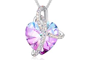 DRMglory Schmuck Adventskalender 2024 Halskette Geschenke für Frauen Mama Ehefrau Weihnachtskalender Mädchen Wichtelgeschenke Herz-Halskette