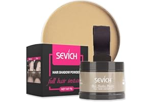 SEVICH Poudre d'ombre à cheveux - Poudre spéciale racine densifiante pour cheveux avec effet ombré, Poudre anti-cernes pour perte de cheveux #02
