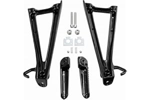 TCMI Motorcycles Black Rear Passenger Foot Pegs Rest Bracket Fit for Yamaha YZF-R6 YZF R6 2006-2016 2015